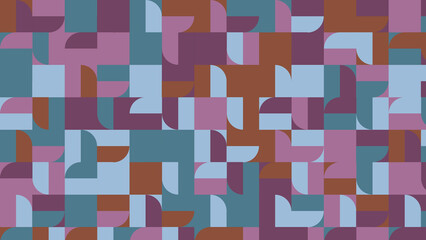 blue, purpure and grey geometric pattern, wallpaper for fabric, tile, tablecloth