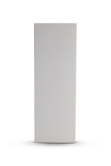 cardboard rectangular packaging box isolated on white background