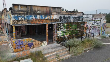 Abandoned gas station 