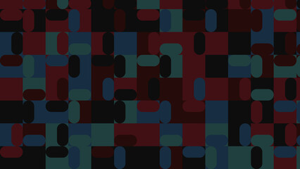 blue and red geometric pattern, wallpaper for tile, banner, tableclothe