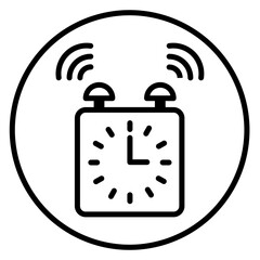Obraz premium alarm icon