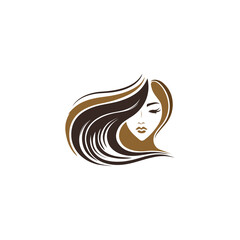 wavy hair logo , beauty salon logo, hair dresser logo , cosmetic logo