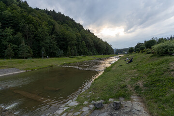Fototapeta na wymiar Góry, Szczawnica, Dunajec, Pieniny