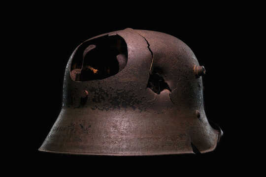 German helmet of the first world war