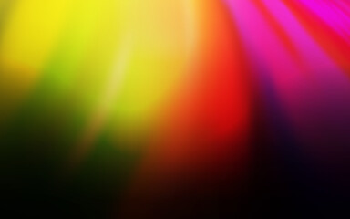 Dark Pink, Yellow vector abstract blurred layout.