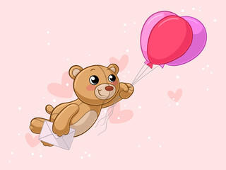 Hermes der Teddybär Bote