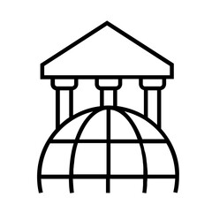 Business and management line icons set. Management icon collection