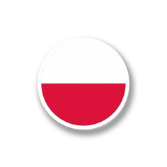 flag Poland,Circle flag  Illustrated Football tournament teams on colourful background divided in to groups
