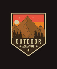 vintage mountain logo