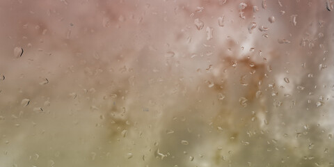 water drops on the window