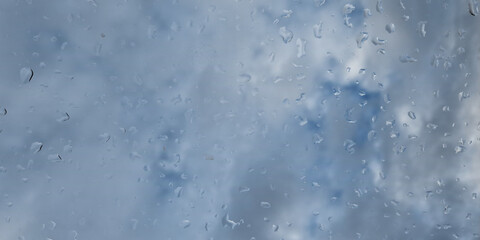 water drops on window