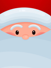 Face of Santa Claus, Christmas