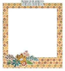 Creative Floral Polaroid Photo Frame