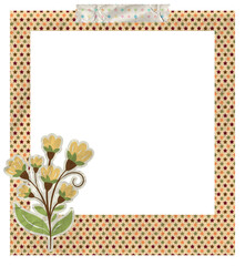 Creative Floral Polaroid Photo Frame
