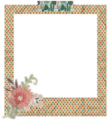 Creative Floral Polaroid Photo Frame