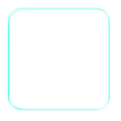 Shiny blue frame, transparent frame where you can put whatever you want.