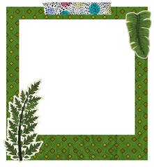 Creative Floral Polaroid Photo Frame