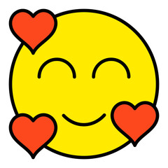 Loved Filled Line Icon