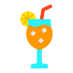 Cocktail Flat Icon