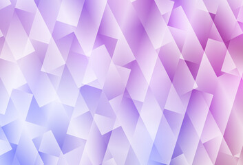 Light Purple, Pink vector background in polygonal style.