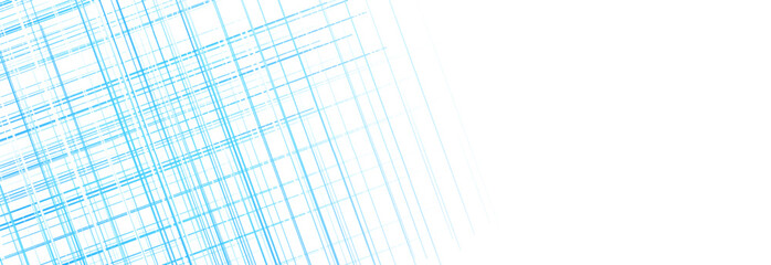 Blue white minimal lines abstract futuristic tech background. Vector digital art banner design