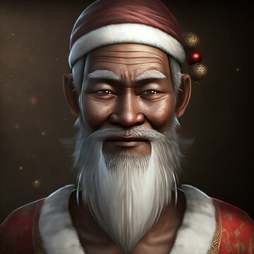 Asian Santa Claus (diversity Santa Series)