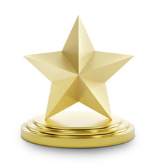 Golden award star