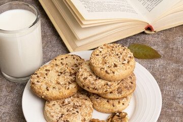 delicious cookies baked with natural ingredients