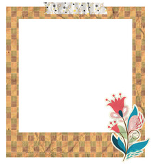 Creative Floral Polaroid Photo Frame