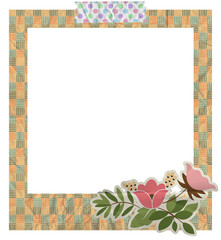 Creative Floral Polaroid Photo Frame