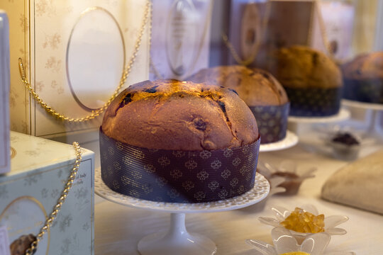 Panettone, Italian Sweet Cakes Typical of Christmas Time.
