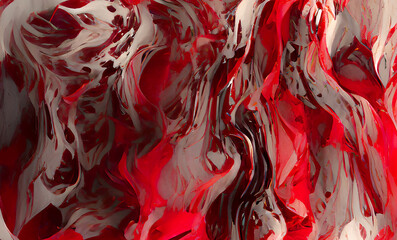 Abstract Red Marble ink Art Background, Texture and Illustration