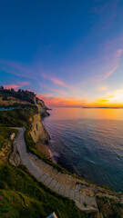 Obraz premium Sunset beach in Corfu