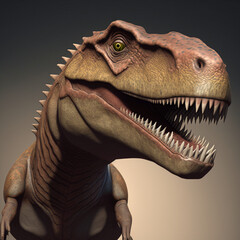 An image of a 3d rendered dinosaur