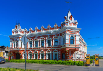 Obraz premium House of the merchant Bashenin. Monument of architecture of the 19th century
