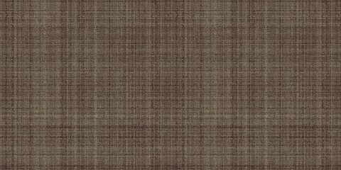 Burlap woven cloth seamless cottagecore country border. Old tissue marl surface for edging. Coarse flax fiber print banner. 