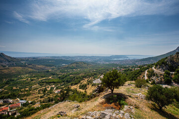 Fototapeta na wymiar City of Split on the Adriatic Sea