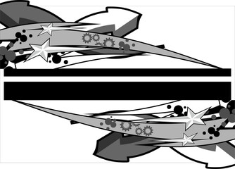 vector racing background design with a unique pattern and grayscale color combination