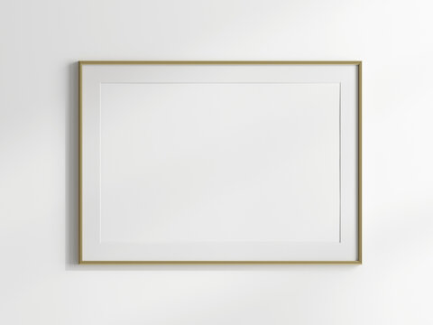 Frame mockup, frame on the wall, minimalist frame mockup, Poster Mockup, Photo frame mockup, 3d render