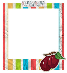 Creative Fruit Polaroid Photo Frame