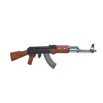 Ak 47 Weapon 3d Modelling