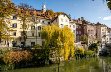 View of Ljubljana, the capital of Slovenia 