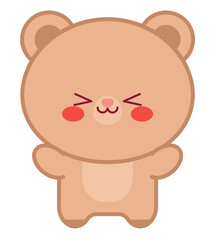 kawaii bear design