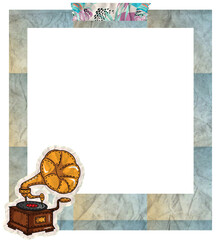 Creative Music Polaroid Photo Frame