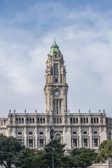 Obraz premium City Hall (Camara Municipal do Porto) in Porto, Portugal.