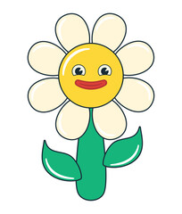 smiling flower design