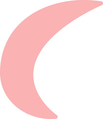 Pink abstract shape