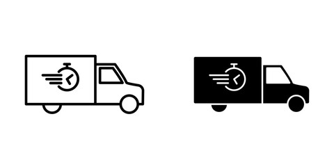 Delivery icon template