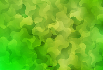 Light Green, Yellow vector low poly layout.
