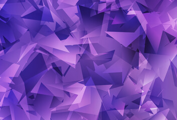 Fototapeta premium Light Purple vector abstract mosaic pattern.